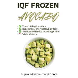 KMI Aguacate Entero Vietnamita IQF Envasado al Vacío a Granel -18°C 24 Meses de Vida Útil 1kg para Hostelería y Producción - Product Image 5