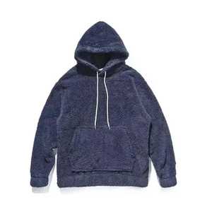 New Custom Logo Men's Winter <b>Sherpa</b> Hoodie Polyester/Cotton Puffer Fleece Oversized Digital Printing Pullover EU Size - Product Image 4