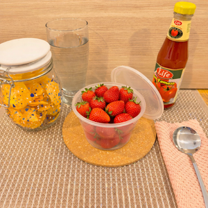 ภาชนะ PP ขนาด 16 ออนซ์ ฝาปิดกันรั่ว เป็นมิตรกับสิ่งแวดล้อม ใช้กับเครื่องล้างจานได้ ใช้กับไมโครเวฟได้ ปลอดสาร BPA ย่อยสลายได้ ใช้กับช่องแช่แข็งได้ เหมาะสำหรับอาหารแบบนำกลับบ้าน - Product Image 2