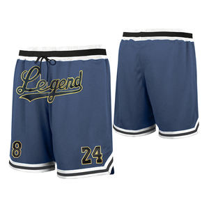 Pantalones Cortos de Baloncesto Personalizados Unisex, Transpirables, de Secado Rápido, Duraderos, con Bordado de Nombre y Número del Equipo, Ropa Deportiva de Talla Grande 100% - Product Image 5