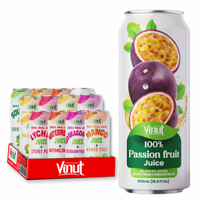 Para VINUT 500ml 100% Jugo de frutas y verduras sin azúcar con pulpa OEM/ODM Etiqueta privada Muestra gratis de Vietnam - Product Image 1