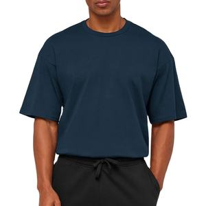 Camiseta de Verano de Manga Corta, Nuevo Diseño, Hombros Descubiertos, Transpirable, de Alta Calidad, Color Sólido, Talla Grande, 100% Algodón, Estilo Urbano - Product Image 1