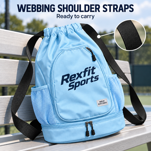 Mochila Deportiva Personalizada con Bolsillo Lateral de Malla, Bolsillo Frontal Inferior con Cremallera y Cierre Superior Práctico para Almacenamiento Deportivo - Product Image 2