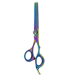 Professional Hair Thinning Scissor 6.5 Inch Multicolor Stainless Steel Barber Thinning <b>Shears</b> Salon Hair Texturizing <b>Tool</b> - Product Image 3