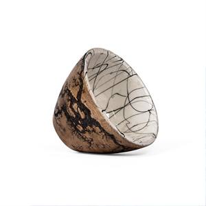 Vaisselle artisanale en résine polie, écologique, d'origine indienne, design de luxe, compatible lave-vaisselle, art moderne, pour les fêtes - Product Image 3