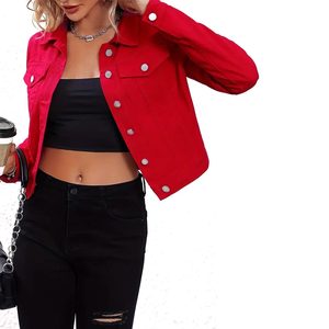 Chaqueta Vaquera Informal de Manga Larga para Mujer a Precio Económico, Chaqueta Vaquera de Invierno Moderna para Mujer al por Mayor - Product Image 3