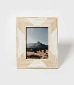 Customized Braided <b>Design</b> Bone Inlay Photo <b>Frame</b>-Waterproof & Eco-Friendly Handmade <b>Wall</b>/Tabletop Decor for Living Room/Office - Product Image 1