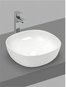 Elegante Lavabo de Sobremesa y de Encimera, Lavabo Redondo de Cerámica Marvel para Baño, Uso en Hoteles y Apartamentos - Product Image 6