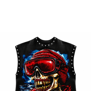 Custom Rhinestone Graphic Printed <b>Tank</b> <b>Top</b> 100% Cotton Jersey Soft Fabric <b>Vintage</b> Style Sleeveless T Shirt For Unisex - Product Image 4