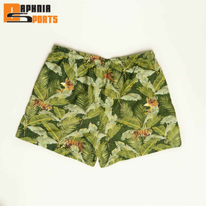 Shorts pour hommes à imprimé par sublimation avec cordon de serrage, séchage rapide, pour la gym, le sport, le fitness, le jogging, en polyester, pour la course et l'entraînement - Product Image 2