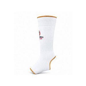 Protège-tibias élastiques pour adultes, en matière extensible douce, légers, confortables, ajustement flexible, pour l'entraînement sportif - Product Image 3