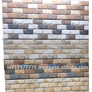 Azulejos de Porcelana para Paredes Exteriores, Color Ócre Dorado, Tamaño Personalizado, Azulejo de Piedra Cultivada, Pizarra para Pavimentación de Paredes Exteriores con Acabado Desgastado - Product Image 4