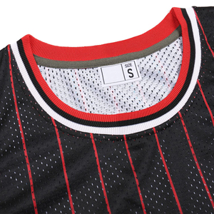 Maillot de basket-ball pour homme personnalisable, couleur unie, respirant, design par sublimation, 100% polyester, grande taille - Product Image 3