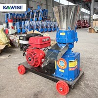 Machine à granulés d'aliments pour animaux à essence, pour poulets, chèvres, bovins, élevages