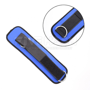 Tobilleras duraderas para gimnasio, tobilleras ajustables para entrenamiento con cable y resistencia - Product Image 5