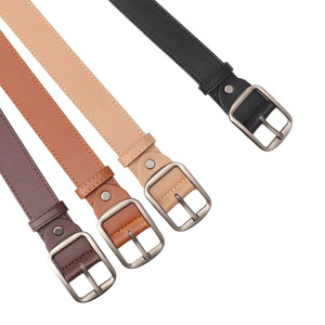 Cinturón de Cuero Genuino para Hombre con Hebilla Metálica |   Proveedor de Cinturones de Cuero Personalizados - Product Image 1