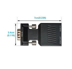 Adaptateur convertisseur VGA vers LED DC, tout neuf, câble d'extension vidéo et audio 1080P - Product Image 2