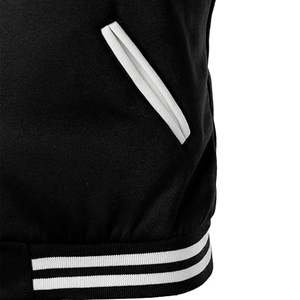2026 Customizable Unisex Autumn Waterproof Windproof Cotton <b>Lined</b> Embroidered Eco-Friendly Varsity Letterman <b>Jacket</b> Sleeves - Product Image 6
