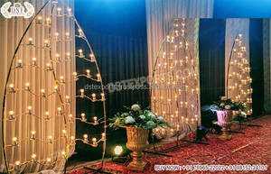 เจ้าหญิงงานแต่งงานDecorโลหะเชิงเทียนยืนDreamlikeงานแต่งงานเทียนผนังเวทีภาษาอังกฤษแผนกต้อนรับNightเวทีเทียนผนัง - Product Image 6