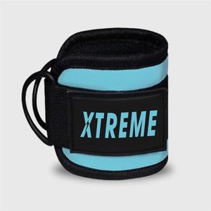 Correa de Tobillo Ajustable y Transpirable para Gimnasio, con Logotipo Personalizado, Autoadhesiva, de Spandex y Nailon, Protección para Máquinas de Cable, con Cordones - Product Image 3