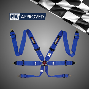 FIA 8853 2016 ECO-A 6 Point Racing Harness With Securing Velcro And T Tongue Crotch Straps For Racing Dealers Supply - Product Image 2