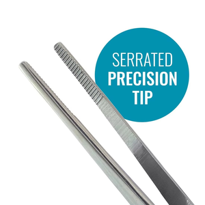 Pinzas de Presión Estándar Premium - Pinzas de Tejido Dentadas de Acero Inoxidable para Cuidado Clínico de Heridas y Uso en Laboratorio - Product Image 2