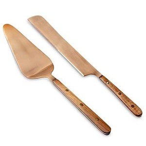 New Arrival Designer Handcrafted Metal Cake Server Eco-Friendly & Dishwasher <b>Safe</b> Customizable for Wedding Cakes Special Events - Product Image 3