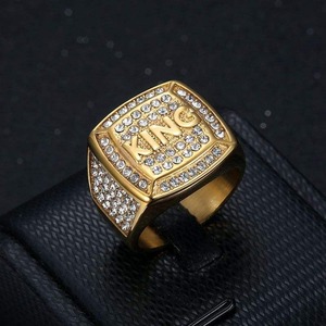 Anillo Hip Hop de Plata de Ley 925 y Oro con Moissanita de Alta Calidad, Joyería de Moda para Hombre y Mujer, Superventas - Product Image 1