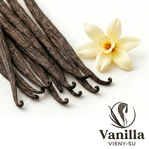 วานิลลาอินโดนีเซียเกรดส่งออก 1 กก. ชนิด Planifolia เนื้อแน่น กลมกลม นุ่ม ฉ่ำ เงางาม กลิ่นหอมเข้มข้น วานิลลินสูง - Product Image 4