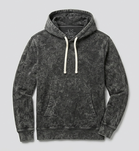 Sudadera con capucha Cleanfit de estilo holgado para hombre, de forro polar resistente de 350 g, corta y ancha, con forro antiarrugas, de mezcla de algodón básico. - Product Image 1