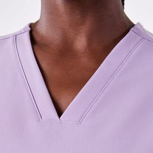 NOUVEAU Blouse d'hôpital pour femme, uniforme d'infirmière, tenue de travail médicale, durable, extensible, personnalisable, OEM, marque privée, fabricant d'usine - Product Image 5