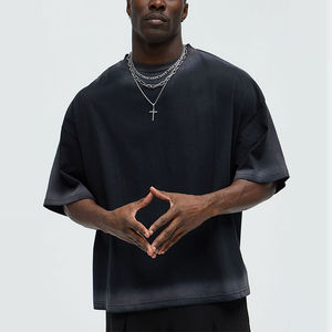 Camisetas HSI Lisas de Corte Holgado al por Mayor, Camisetas Casuales para Hombre Hechas en Pakistán, de Secado Rápido, 100% Algodón, Hechas en Pakistán - Product Image 1