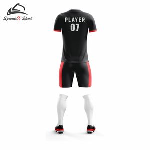 Uniformes y camisetas de fútbol juvenil premium con logo personalizado sublimado, impresión OEM ODM - Product Image 3