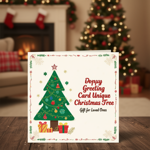 Tarjeta de Felicitación Pop-up con Árbol de Navidad, Regalo Único con Diseño de Árbol de Navidad para Seres Queridos - Product Image 3