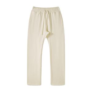 Pantalons de survêtement pour homme, nouvelle tendance, style streetwear, coupe droite, en molleton de coton léger, couleur unie, pantalon ample, tissu en toile, imperméable - Product Image 6