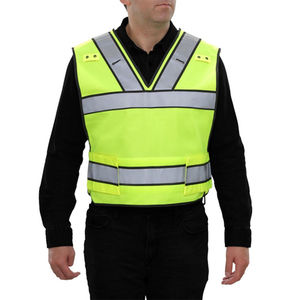 Chaleco de Seguridad Reflectante de Alta Visibilidad para Hombre, Diseño OEM, Sin Mangas, de Buena Calidad, para Construcción - Product Image 4