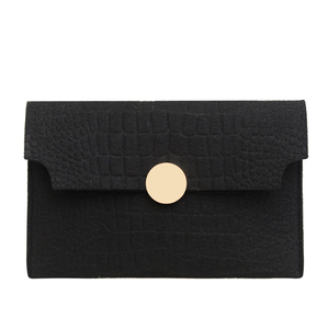 Elegante Bolso de Mano Vintage Negro de PU con Cierre de Cremallera, 7 Pulgadas, Diseño de Piedras, para Mujer, Uso Diario, Todas las Temporadas - Product Image 5