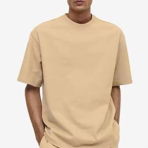 Camiseta de Algodón Blanca para Hombre, Talla Grande, Diseño de Hombros Caídos, Personalizable con Logotipo Impreso Digitalmente, Venta al Por Mayor - Product Image 3