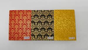 Premium Coated PVC Foil Printed <b>Handmade</b> <b>Papers</b> with Elegant Metallic Designs for Luxury Packaging Beverage Use Gift Wrap - Product Image 5