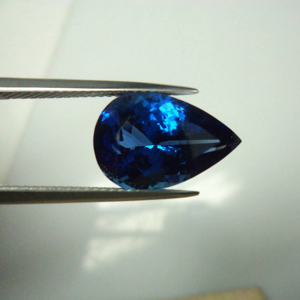 Tanzanite en forme de goutte d'eau, taille 5x3MM, haute qualité, coupe poire facettée, pierre précieuse en vrac, idéale pour les pendentifs et la fabrication de bijoux, PDM Gems - Product Image 1
