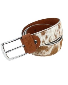 Ceinture Western Vintage en Cuir de Vachette avec Boucle Ardillon en Alliage Métallique, Écologique, Personnalisable, Nouveau Design Cousu, OEM/ODM - Product Image 2