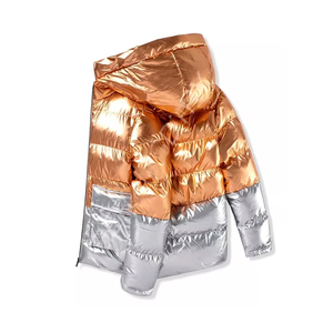 Veste matelassée à capuche décontractée pour homme, sur mesure, grande taille, respirante, avec fermeture éclair, manteau d'hiver avec fourrure de mouton - Product Image 3