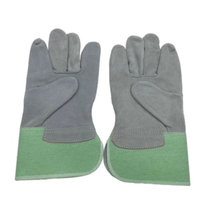 Guantes de seguridad de cuero vacuno partido para hombre, estilo canadiense, con certificación CE, resistentes al calor, antideslizantes, con puño de seguridad, 11 oz, venta al por mayor - Product Image 6