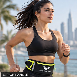 Sac banane réfléchissant de qualité supérieure pour la course à pied, ceinture de sport réglable pour le jogging, le marathon, le fitness et les activités de plein air - Product Image 2