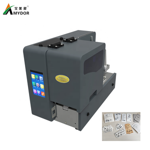 Máquina de impresión de tarjetas de visita de etiquetas de ropa digital AMD41F de fácil operación en venta - Product Image 2