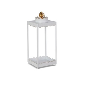 Venta al por Mayor de Faroles de Metal Portátiles con Acabado Plateado Brillante, Faroles Duraderos para Decoración de Interiores y Exteriores - Product Image 3