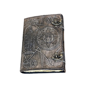 Libro de los Muertos Hamunaptra Hecho a Mano, Grimoire Egipcio en Relieve, Diario de Hechizos de Bruja, Edición de Regalo con Tapa Dura de Cuero, Libro de Sombras - Product Image 1