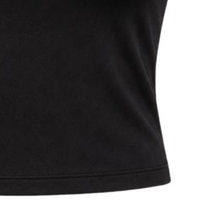 Women's <b>Black</b> Athletic <b>Tank</b> <b>Top</b> with JJ Logo Embroidery Sleeveless Crew Neck Training Workout Shirt for Women Fitness Wear - Product Image 6