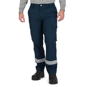 Pantalon de sécurité réfléchissant avec bandes lumineuses, tissu durable, ajustement réglable pour usage industriel et routier, design haut de gamme - Product Image 2