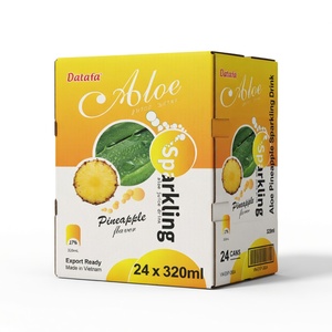 Stock Refreshing Natural Aloe Vera Pineapple Juice Drink 330ml | Premium Sparkling Low Fat Healthy Ready Drink <b>Beverage</b> OEM - Product Image 6